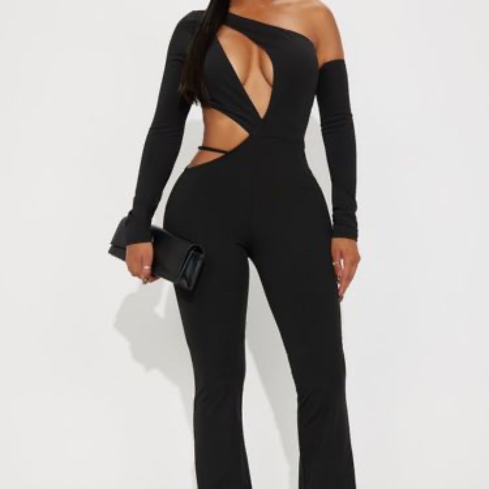 Get It Right Jumpsuit - Black - L